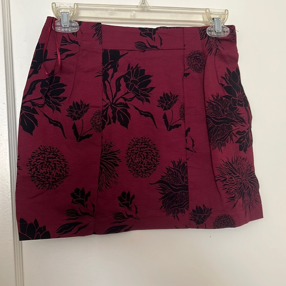 Zara red and black skirt size: XS